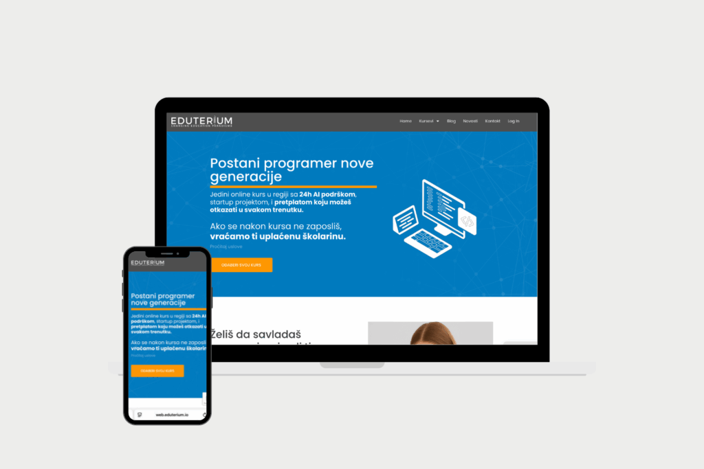 Wise marketing, dizajn i izrada web stranice.