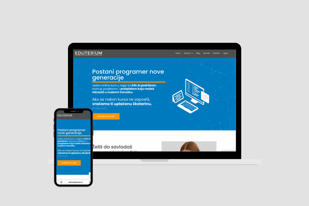 Wise marketing, dizajn i izrada web stranice.